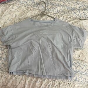 lululemon athletica Sky Blue Short Sleeve Tee